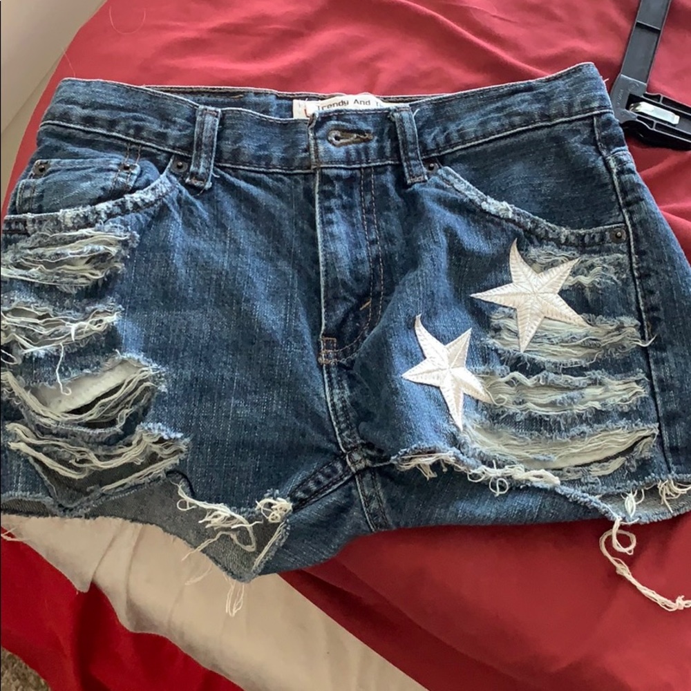 Levi star shorts only worn once